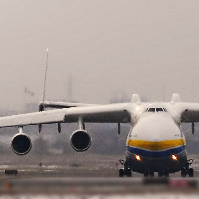 The World's Largest Cargo Plane - can swallow a locomotive... 
