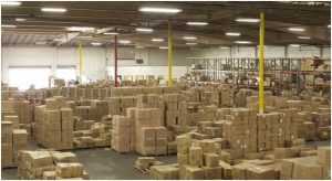 A disorganized warehouse is an inefficient warehouse. (Courtesy WPSS)